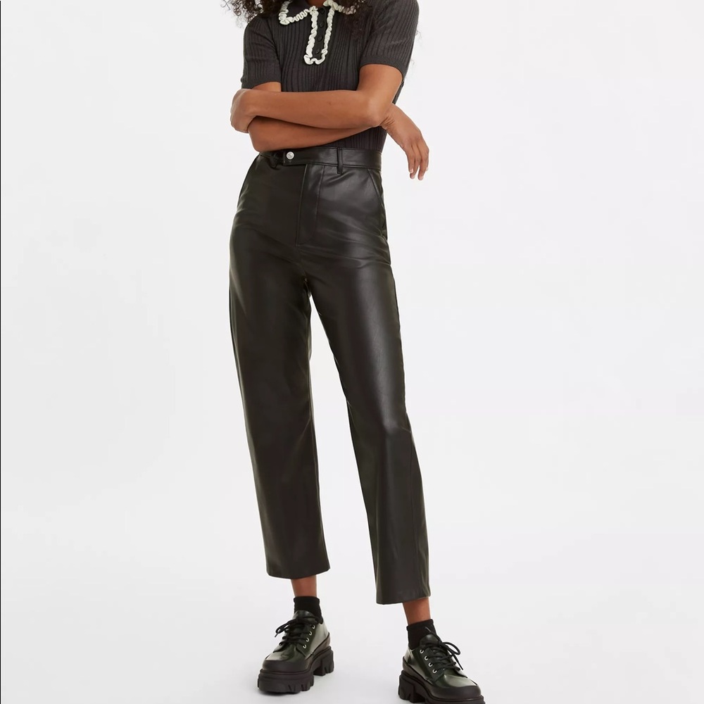 Levi’s Faux Leather Math Club Slacks View 2